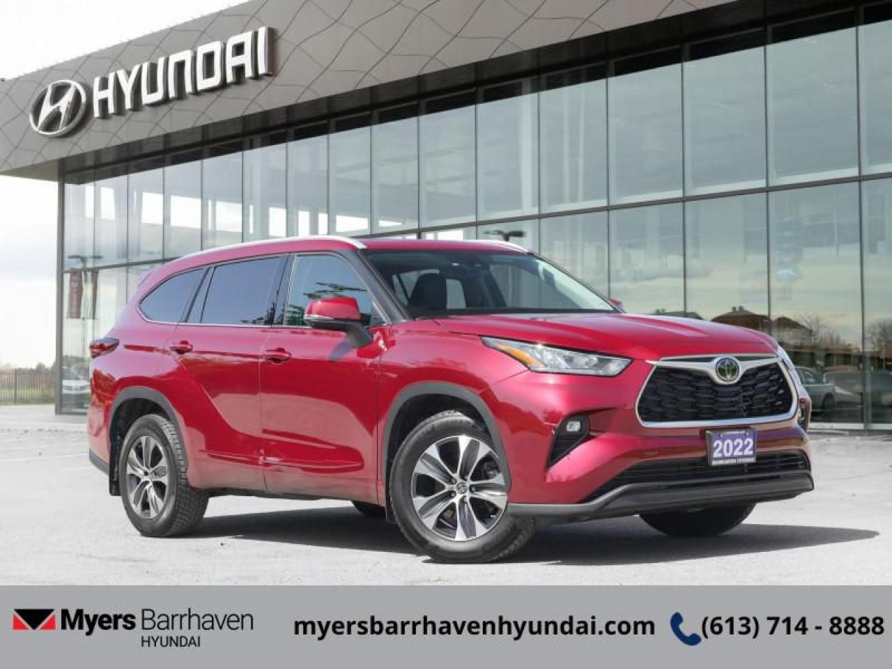 Used 2022 Toyota Highlander XLE  - Sunroof -  Power Liftgate for sale in Nepean, ON