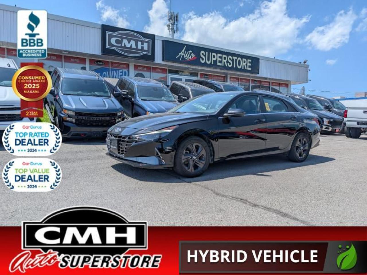 Used 2022 Hyundai Elantra Hybrid Ultimate DCT  **SUNROOF - HTD SW** for sale in St. Catharines, ON