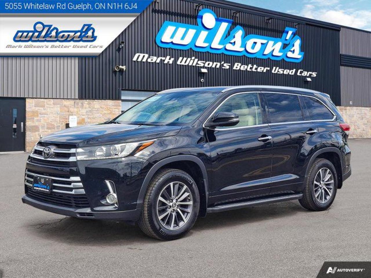 Used 2018 Toyota Highlander XLE AWD | Leather | Sunroof | Nav | Heated Seats | Bluetooth | Power Seat | Rear Camera | and More ! for sale in Guelph, ON