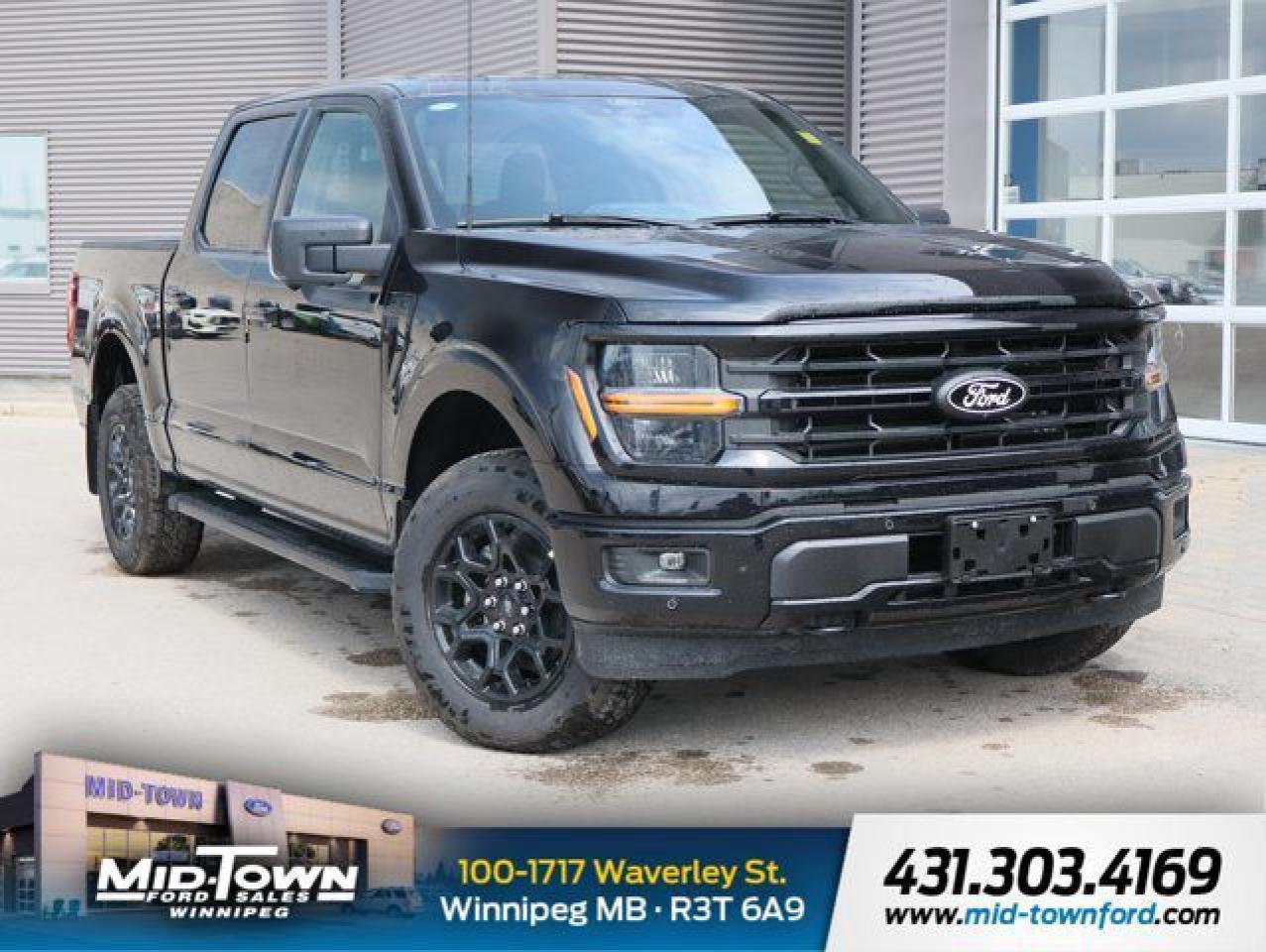 New 2025 Ford F-150 XLT | Black Appearance Package | Blis Cross Traffic for sale in Winnipeg, MB