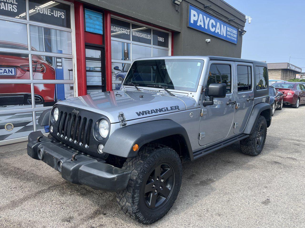 Used 2016 Jeep Wrangler UNLIMITED SPORT for sale in Kitchener, ON