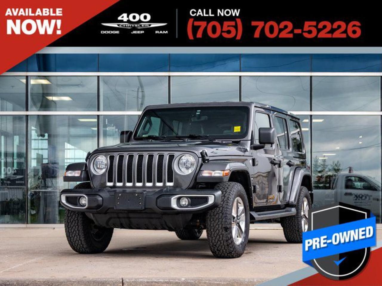 Used 2021 Jeep Wrangler Unlimited Sahara for sale in Innisfil, ON
