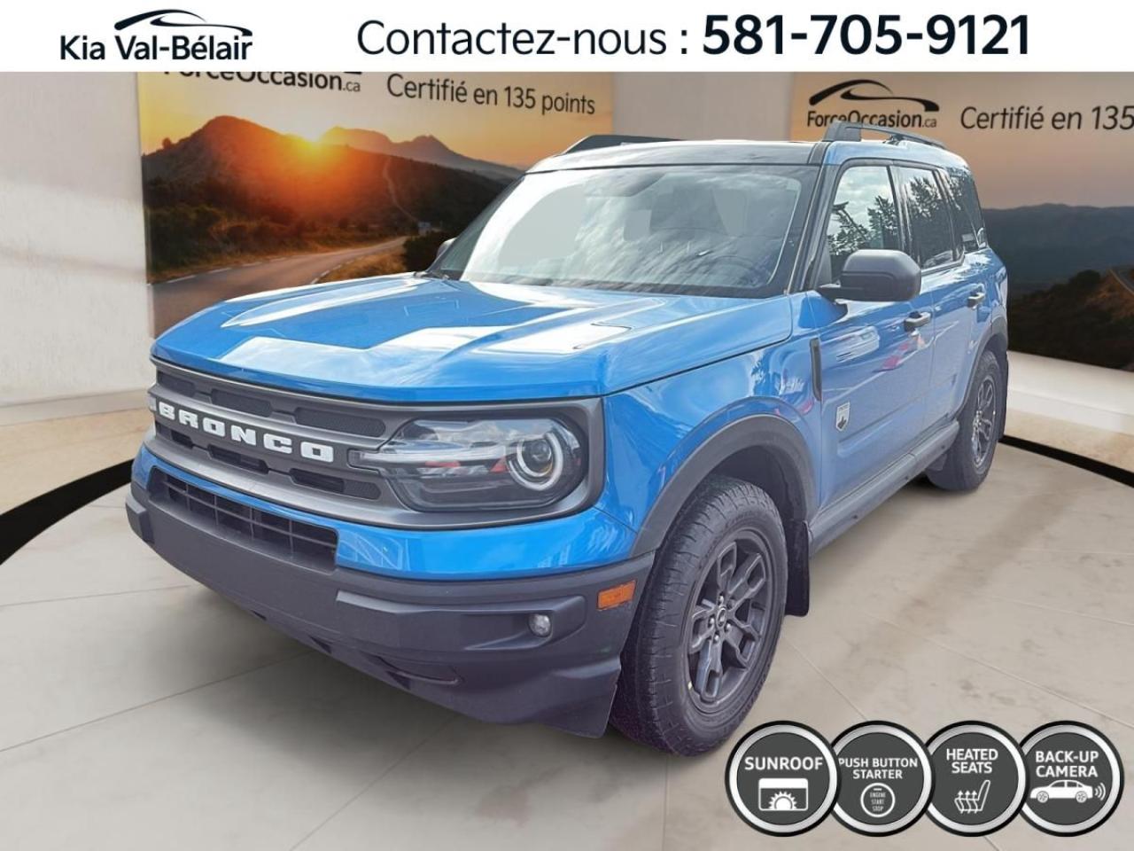 Used 2022 Ford Bronco Sport BIG BEND * 4X4 * TURBO * CAMÉRA * CARPLAY * CRUISE for sale in Québec, QC