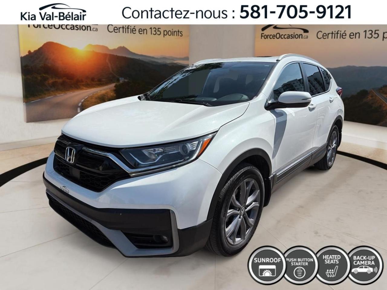 Used 2021 Honda CR-V SPORT * AWD * TURBO * CUIR * TOIT * CAMERA * GPS for sale in Québec, QC