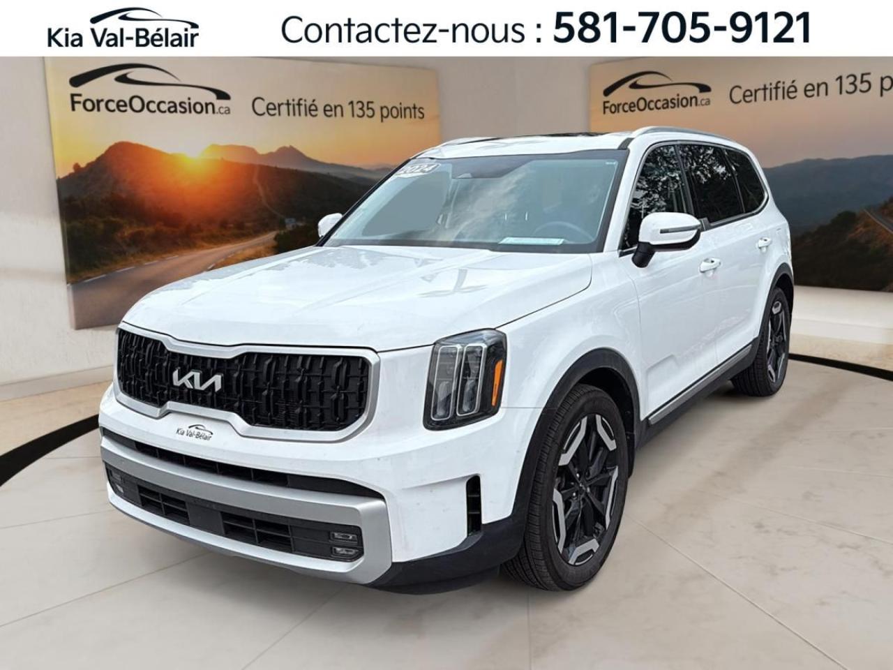 Used 2024 Kia Telluride EX A/C * AWD * 8 PLACES * 5000 LBS TOWING * GPS * for sale in Québec, QC