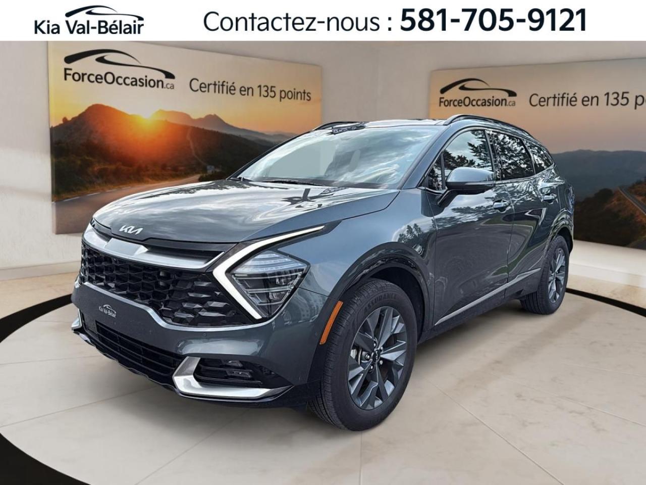 Used 2023 Kia Sportage SX * HEV * AWD * TOIT * CUIR * GPS  * CARPLAY *A/C for sale in Québec, QC