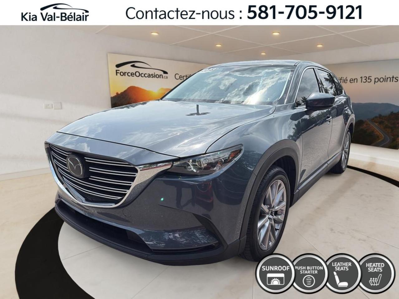 Used 2023 Mazda CX-9 GS* AWD * CUIR * TOIT * CARPLAY * CAMÉRA * BI-ZONE for sale in Québec, QC
