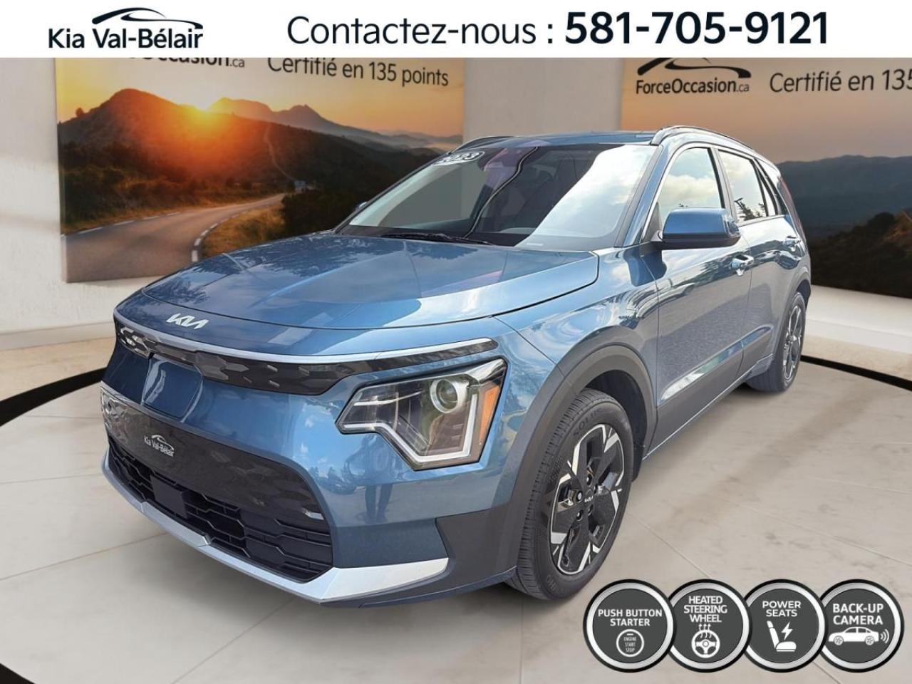 Used 2023 Kia NIRO EV PREMIUM * EV * 201HP * CAMERA * CARPLAY * CRUISE for sale in Québec, QC