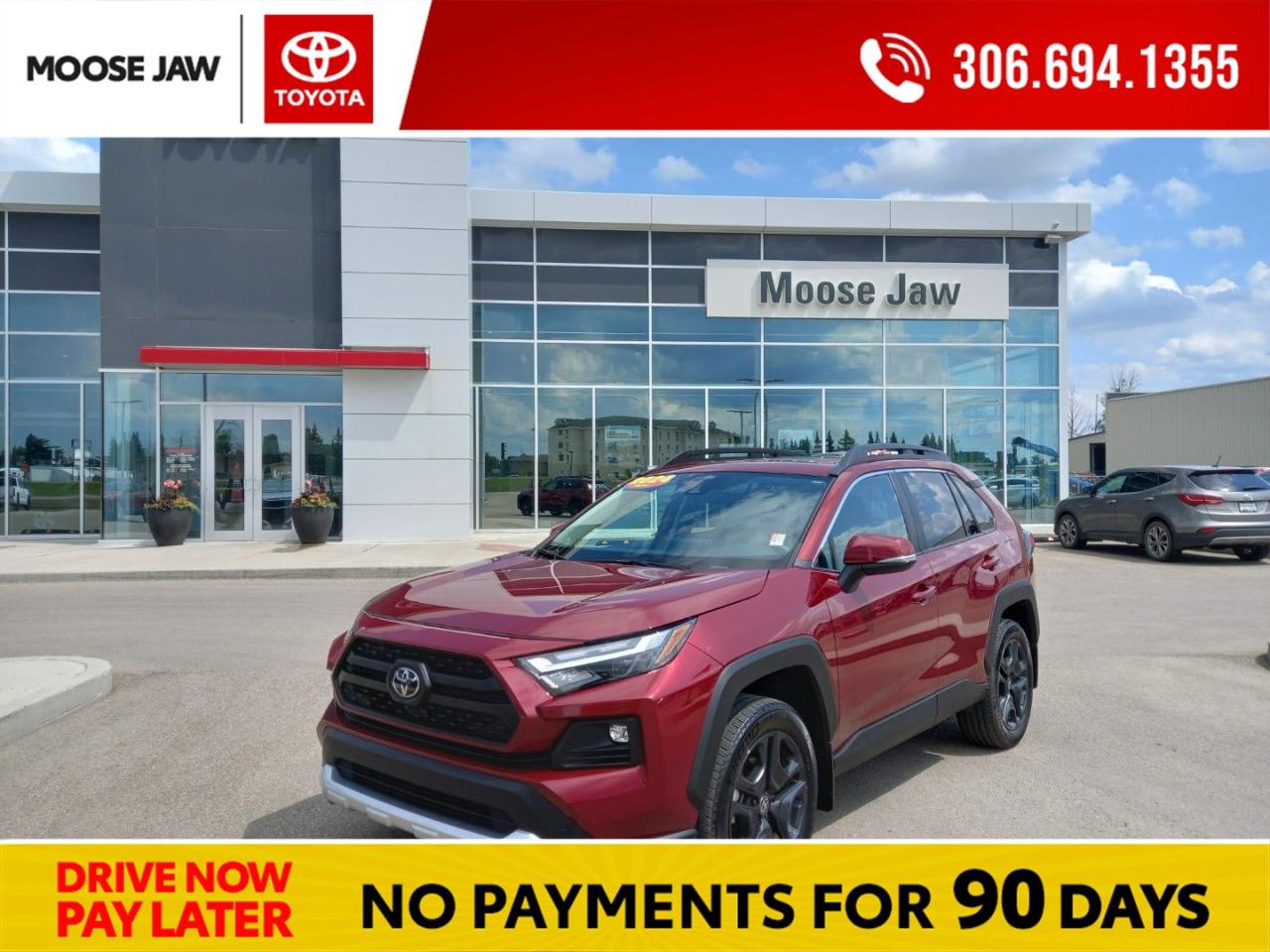 Used 2024 Toyota RAV4 Trail LOCAL TRADE, RARE TRAIL EDITION, 3500 LB TOWING, HEATED POWER SEATS, HEATED STEERING WHEEL, MOONROOF, 8