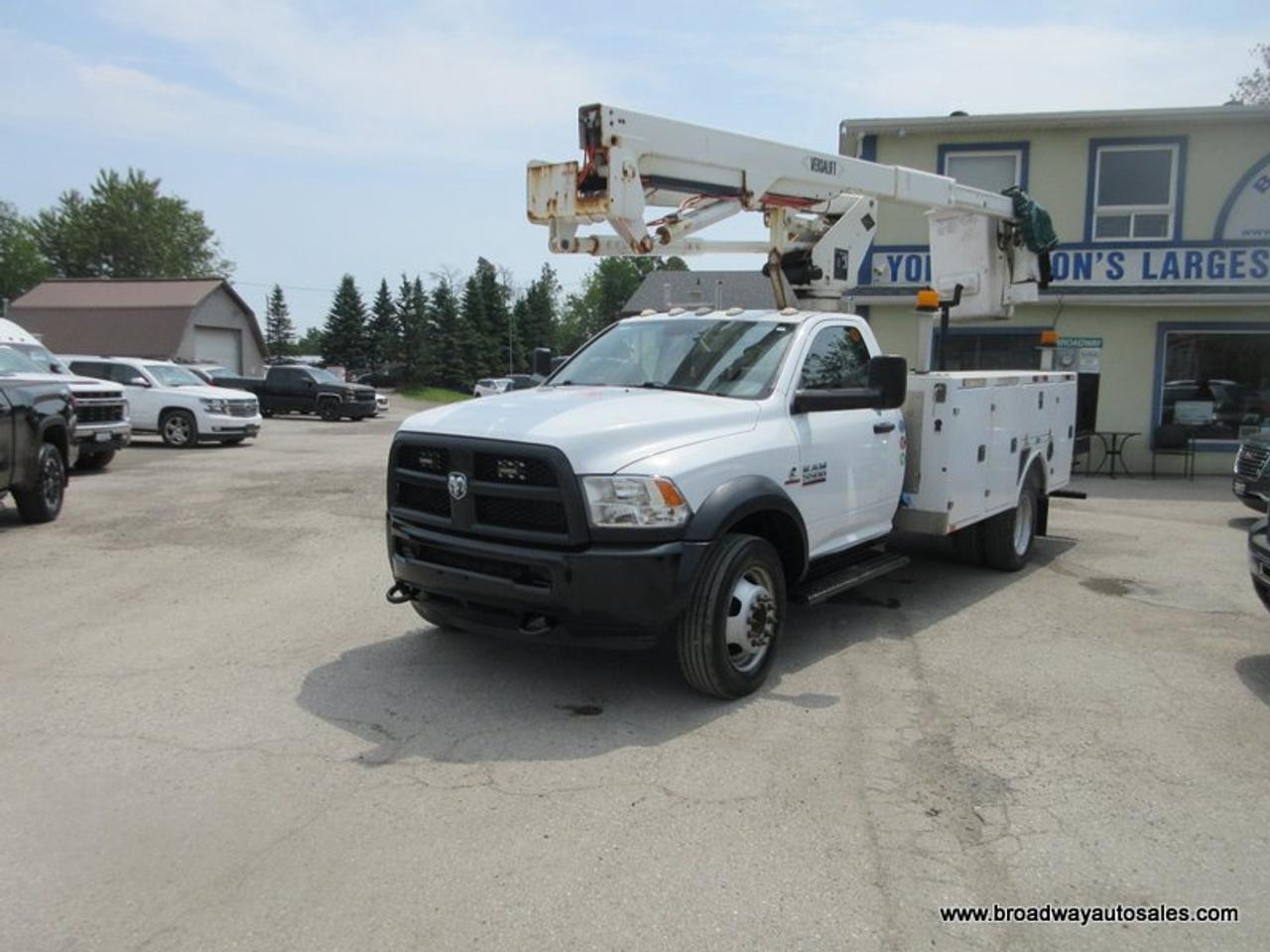 2017 RAM 5500 HD Chassis WORK READY SXT-EDITION 3 PASSENGER 6.7L - CUMMINS.. TWO-WHEEL DRIVE.. REGULAR-CAB.. VERSALIFT-BUCKET-BED.. TRAILER BRAKE.. LOCK-BOX-AREAS.. Photo