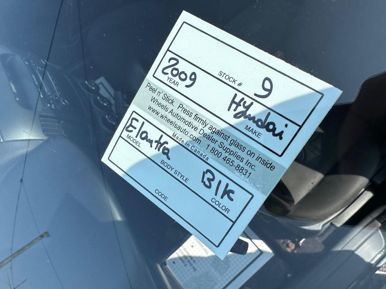 2009 Hyundai Elantra AUTO, 4 CYL, RELIABLE, LOW KMS, ONLY 75KMS, CERT - Photo #18
