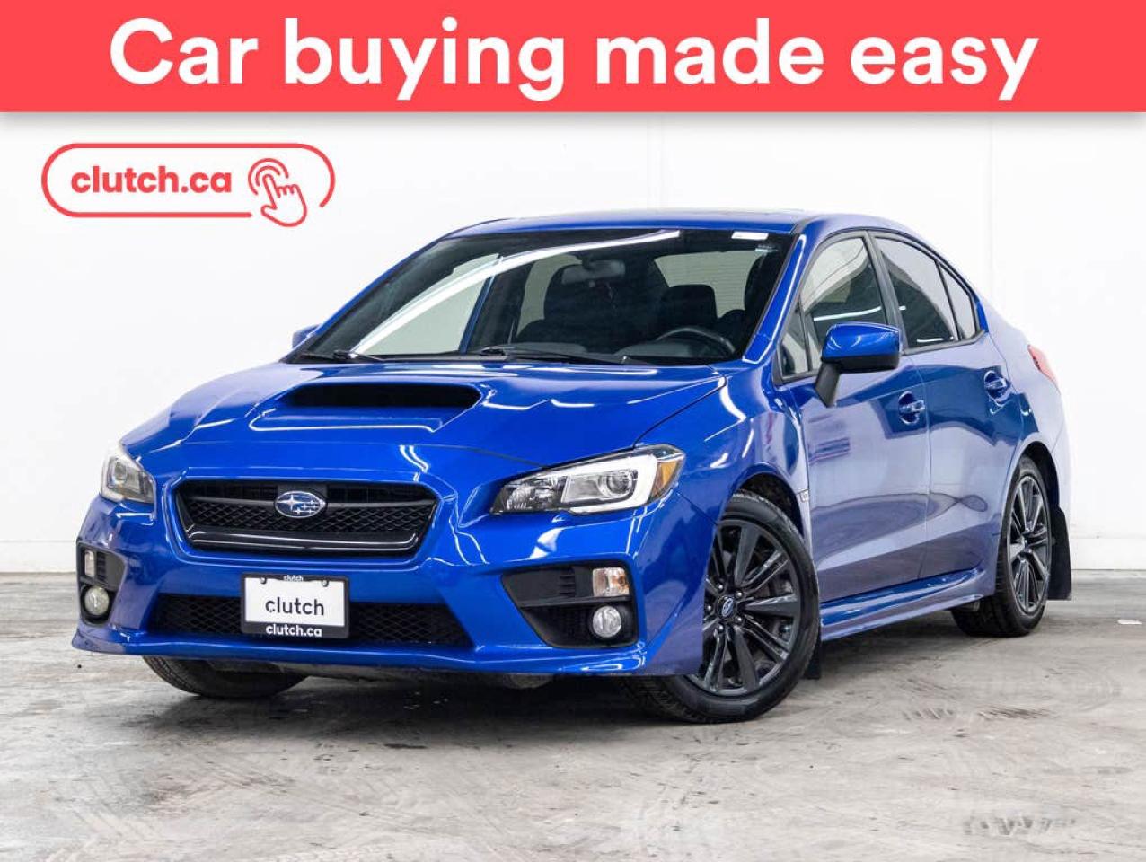 Used 2015 Subaru WRX Sport AWD w/Heated Front Seats, Bluetooth, Rearview Cam for sale in Toronto, ON