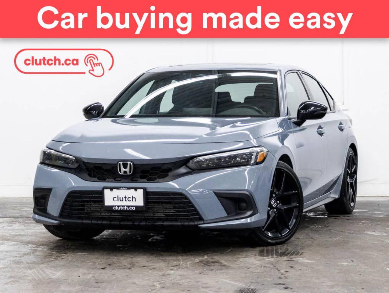 Used 2022 Honda Civic Sport w/ Apple CarPlay & Android Auto, Rearview Cam, Dual Zone A/C for sale in Toronto, ON