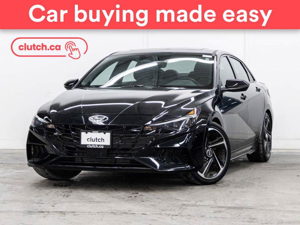 Used 2023 Hyundai Elantra N-Line Ultimate w/ Apple CarPlay & Android Auto, Nav, Power Moonroof for sale in Toronto, ON