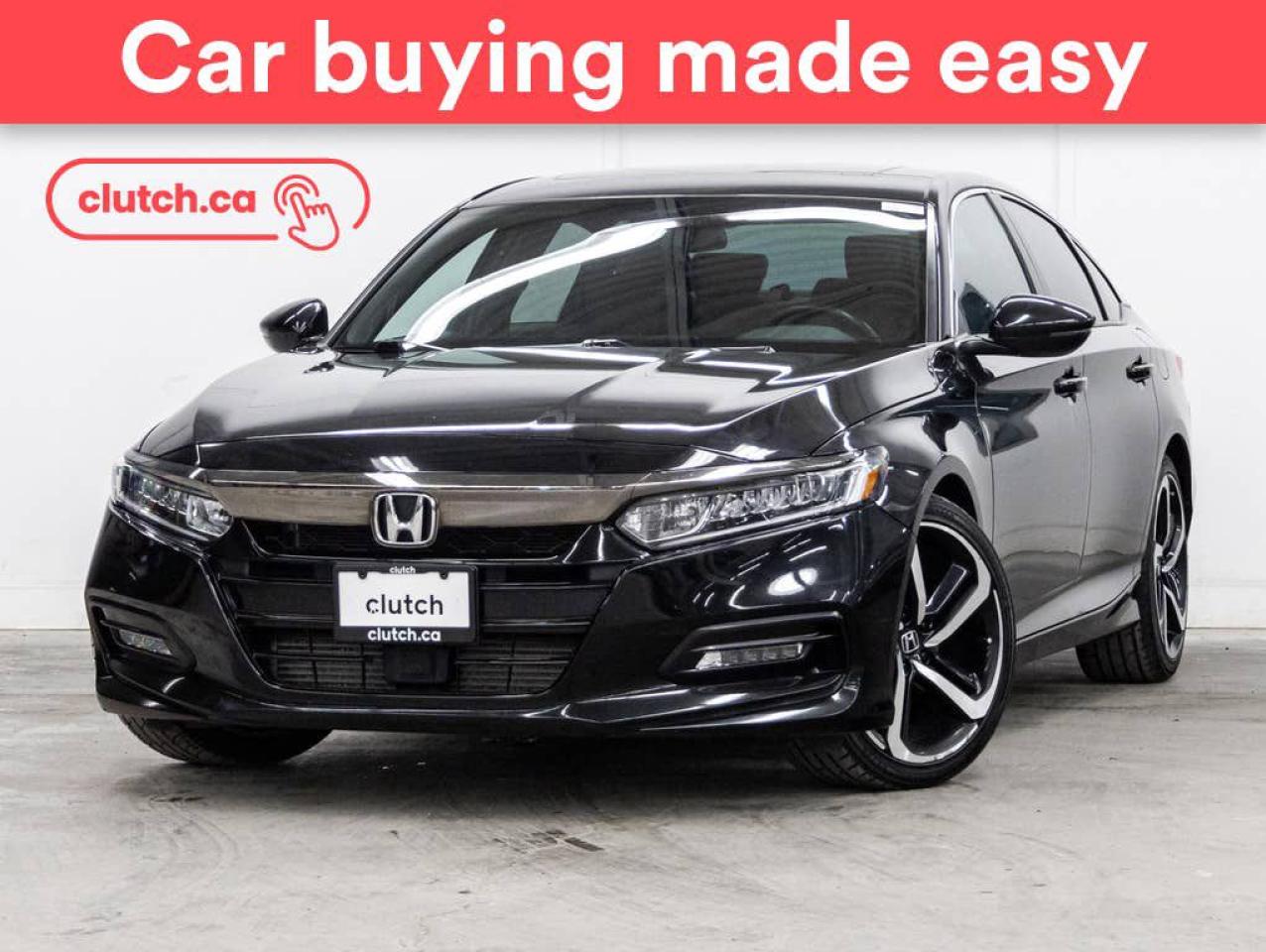 Used 2018 Honda Accord Sport w/ Rearview Cam, Power Moonroof, Heated Front Seats for sale in Toronto, ON