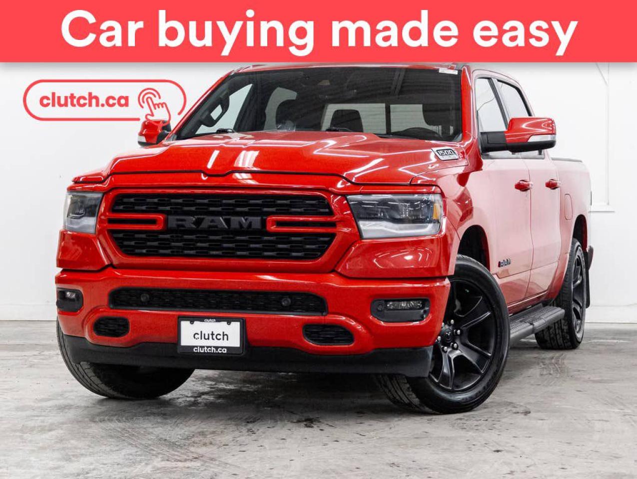 Used 2022 RAM 1500 Sport Crew Cab 4X4 w/ Apple CarPlay & Android Auto, Nav, Heated Steering Wheel for sale in Toronto, ON
