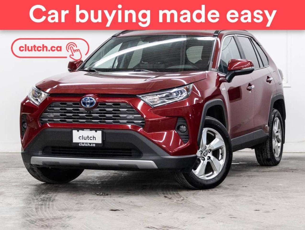 Used 2021 Toyota RAV4 Hybrid Limited AWD w/ Apple CarPlay & Android Auto, Power Moonroof, 360 Cam for sale in Toronto, ON
