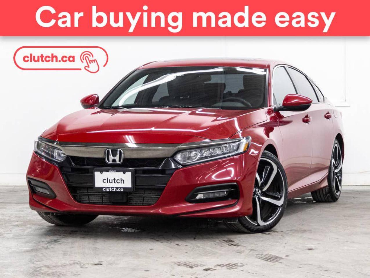 Used 2018 Honda Accord Sport w/Apple Carplay & Android Auto, Heated Front Seats, Backup Cam for sale in Toronto, ON