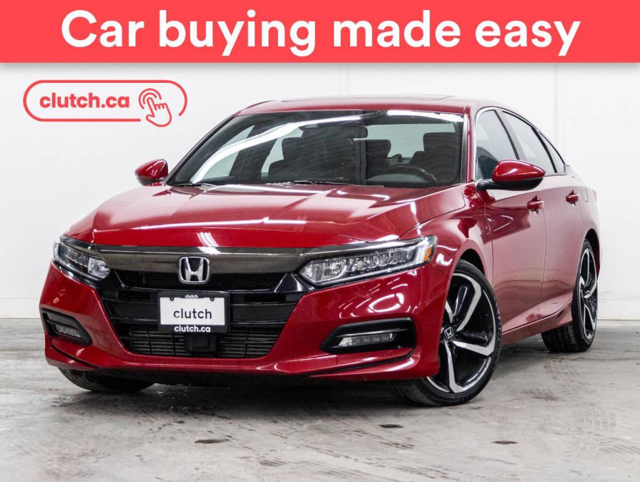 Used 2019 Honda Accord Sport w/ Apple CarPlay & Android Auto, Power Moonroof, Heated Front Seats for sale in Toronto, ON