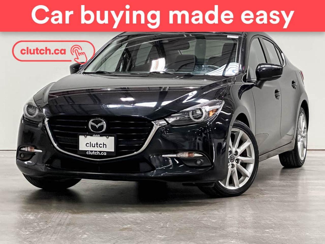 Used 2017 Mazda MAZDA3 GT w/ Premium Pkg. w/ Nav, Heated Front Seats, Rearview Cam for sale in Toronto, ON