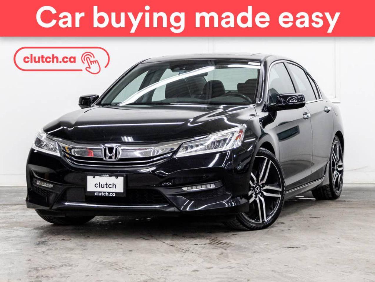 Used 2016 Honda Accord Touring V6 w/ Apple CarPlay & Android Auto, Rearview Cam, Nav for sale in Toronto, ON