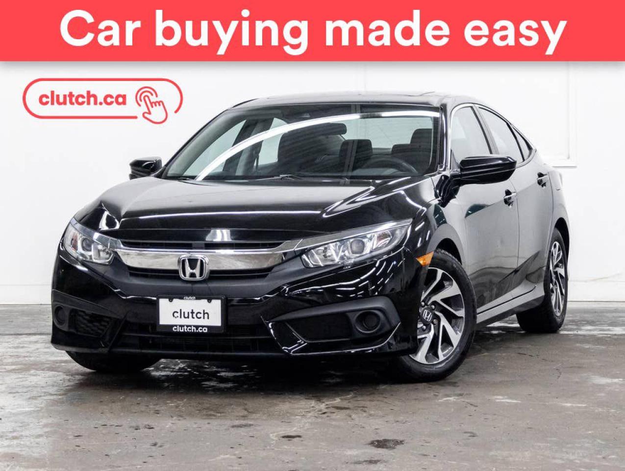 Used 2017 Honda Civic EX w/ Apple CarPlay & Android Auto, Rearview cam, Dual Zone A/C for sale in Toronto, ON