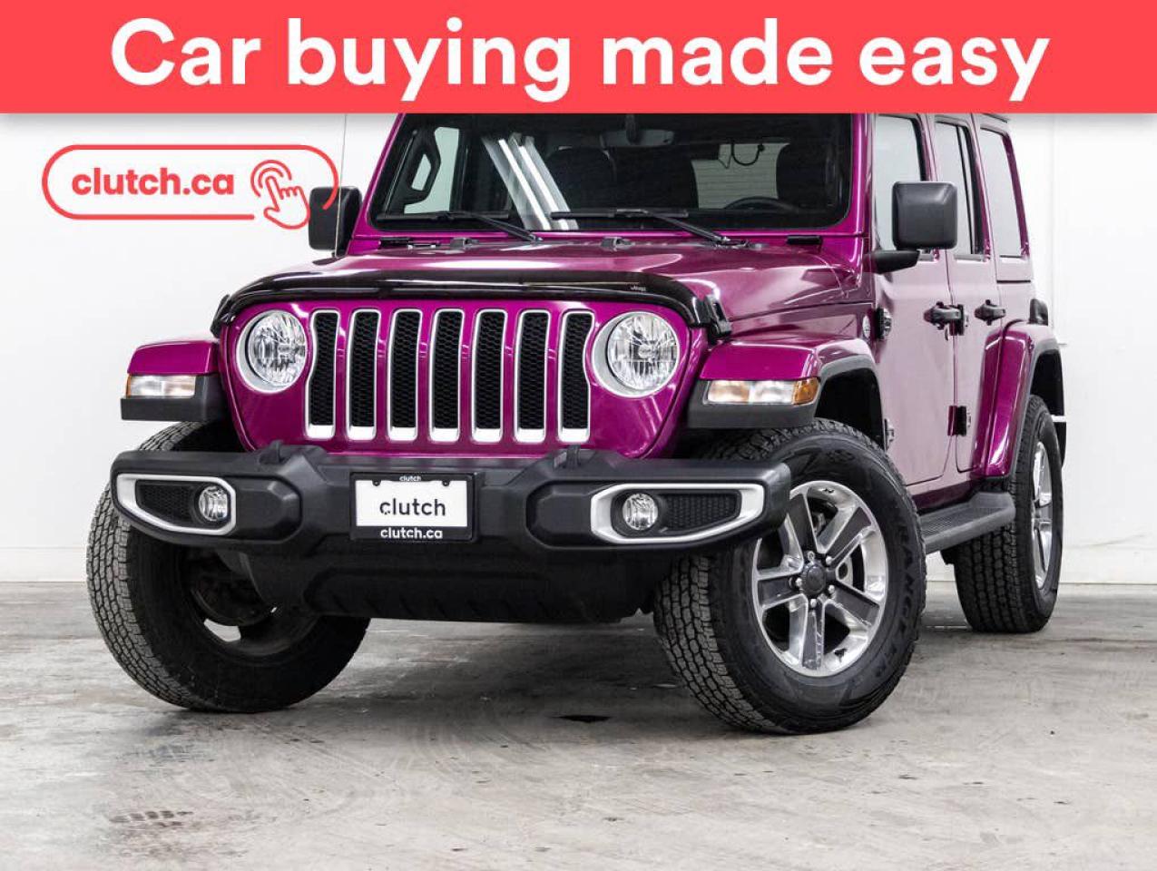 Used 2021 Jeep Wrangler Unlimited Sahara 4X4 w/Apple CarPlay, Heated Front Seats, Backup Cam for sale in Toronto, ON
