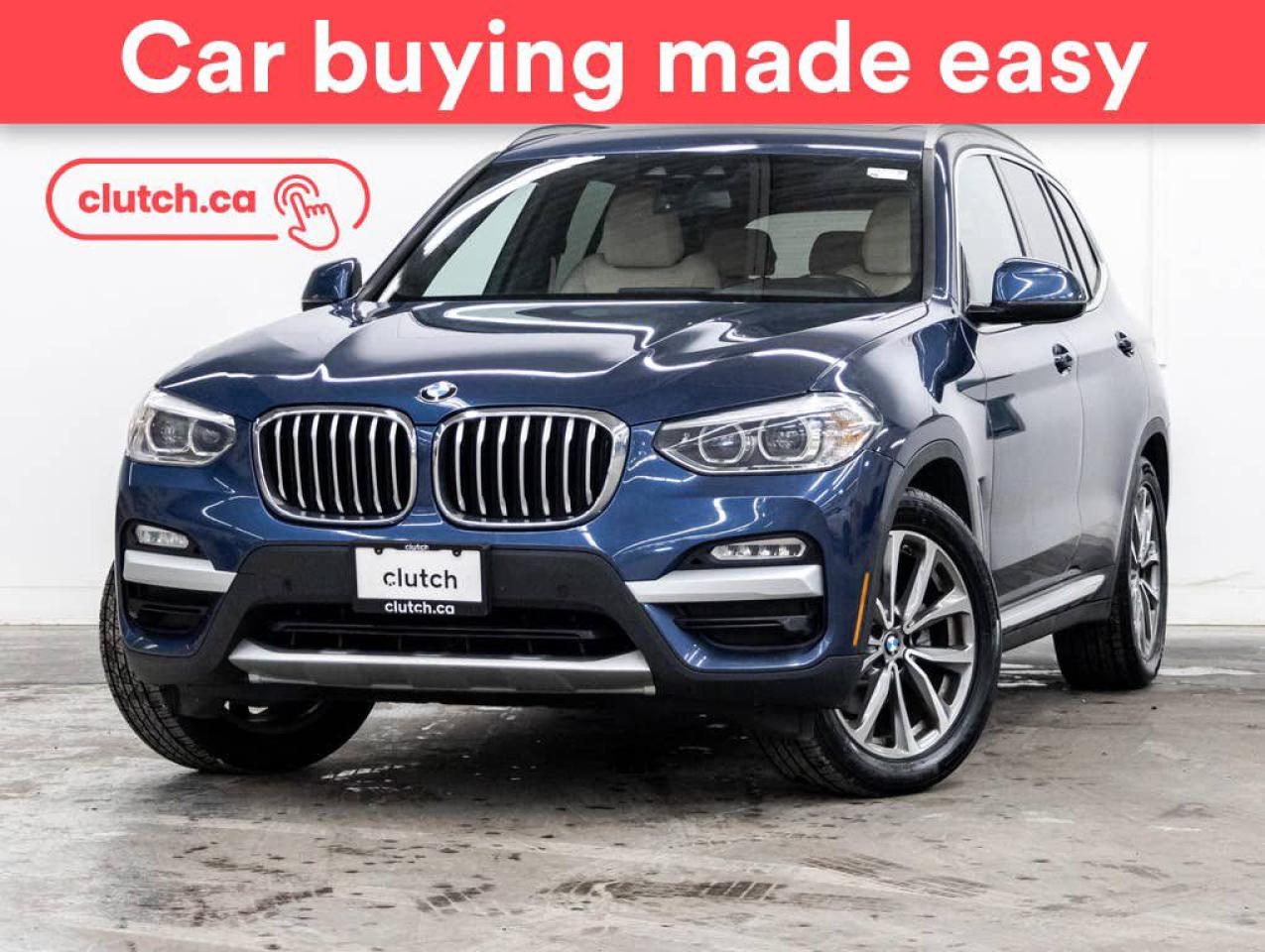 Used 2019 BMW X3 xDrive30i AWD w/ Front Heated Seats, Rearview Cam, Dual Zone A/C for sale in Toronto, ON