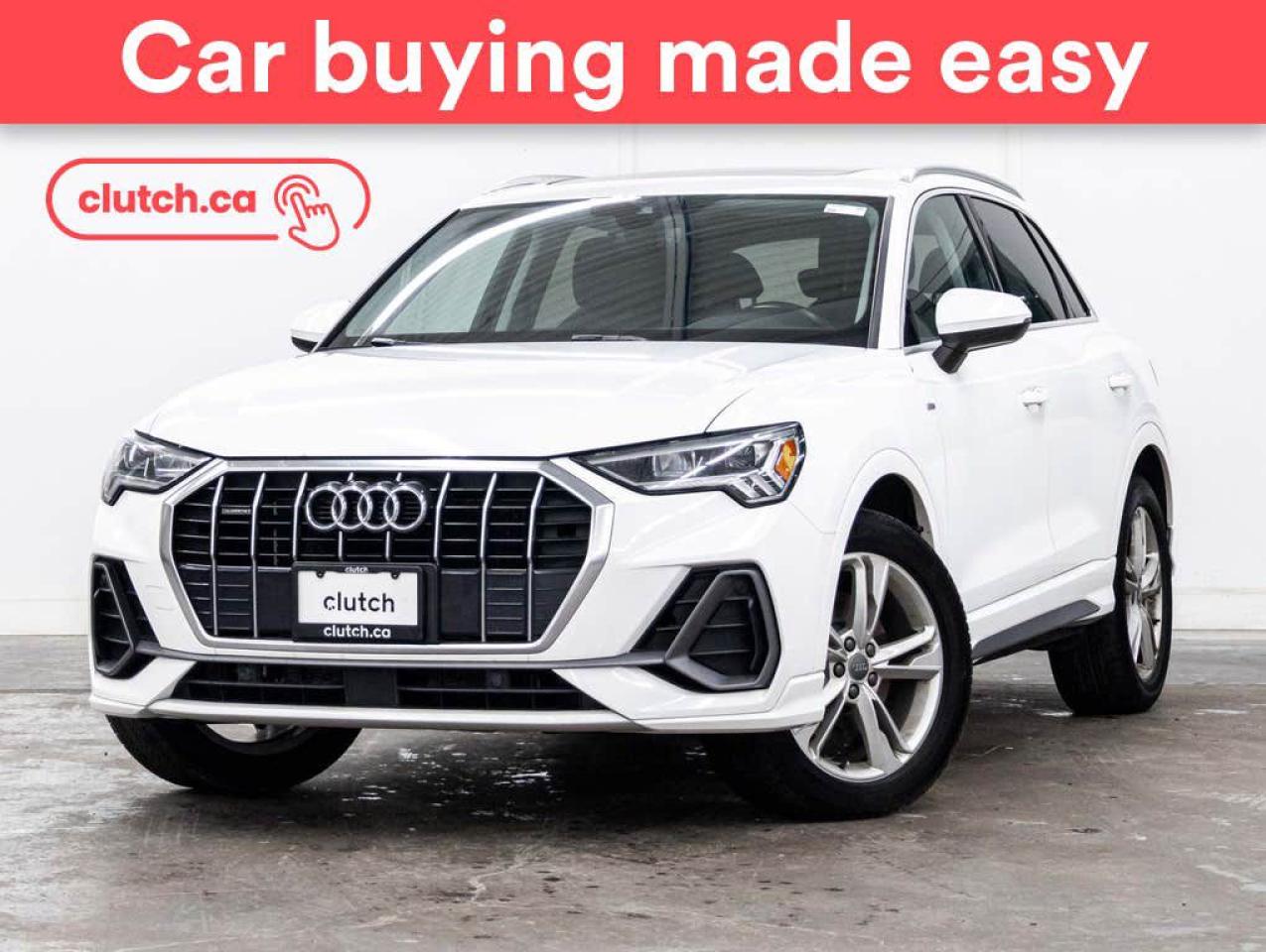 Used 2020 Audi Q3 Progressiv AWD w/ Apple CarPlay & Android Auto, Rearview Cam, Dual Zone A/C for sale in Toronto, ON