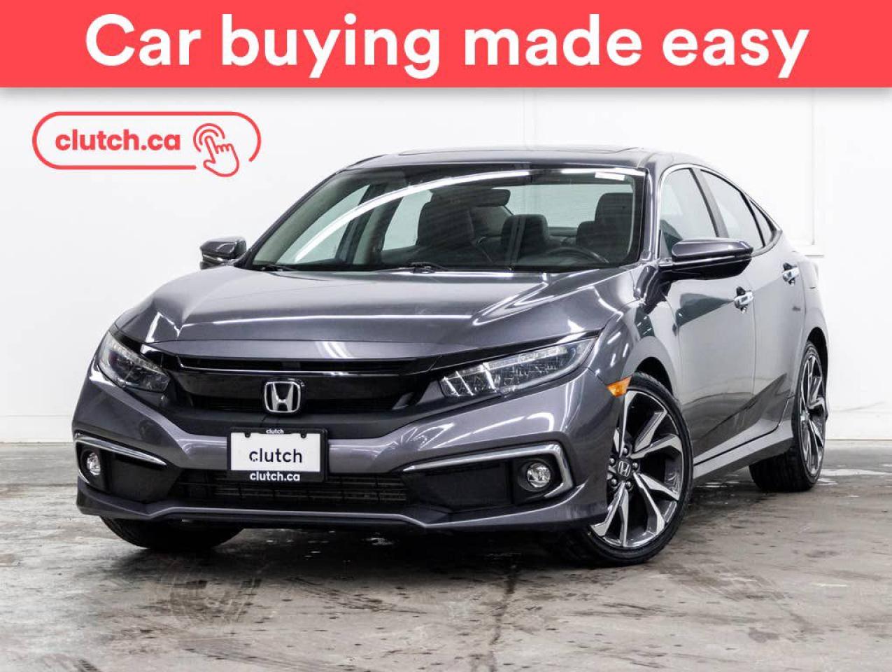 Used 2020 Honda Civic Touring w/ Apple CarPlay & Android Auto, Rearview Cam, Nav for sale in Toronto, ON