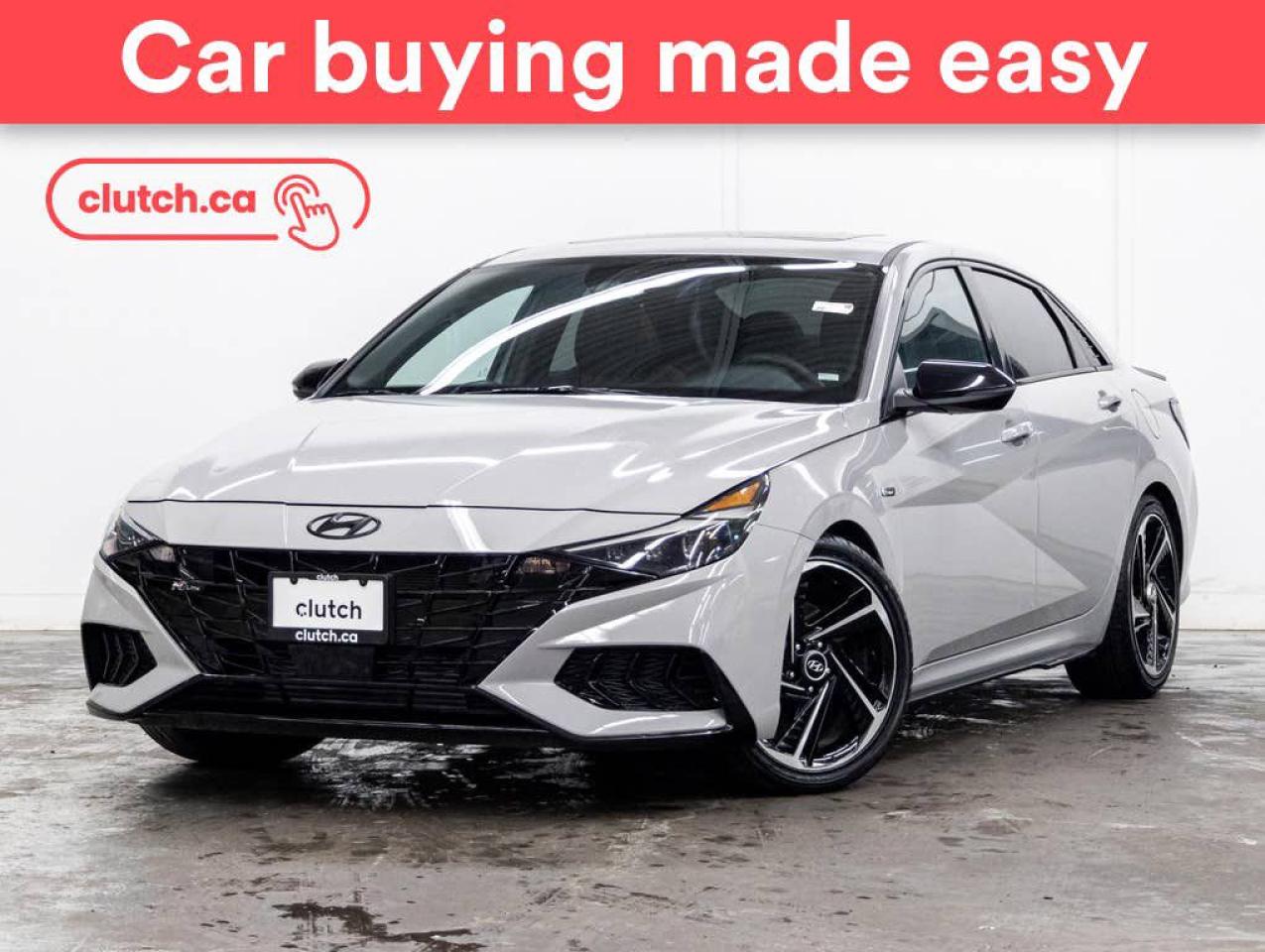 Used 2023 Hyundai Elantra N-Line Ultimate w/ Apple CarPlay & Android Auto, Rearview Cam, Nav for sale in Toronto, ON
