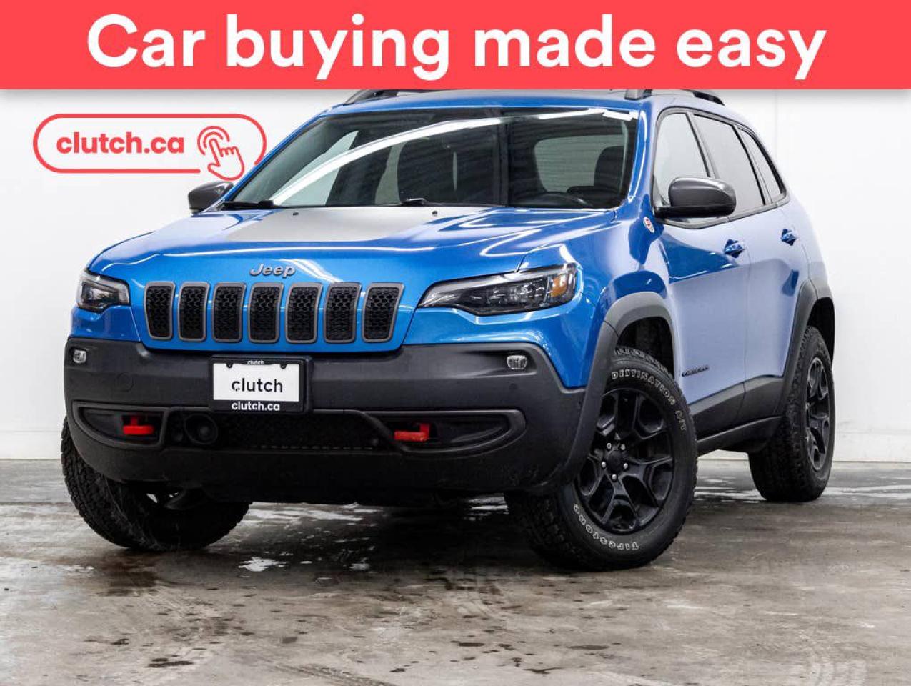 Used 2020 Jeep Cherokee Trailhawk Elite 4x4 w/ Apple CarPlay & Android Auto, Rearview Cam, Nav for sale in Toronto, ON