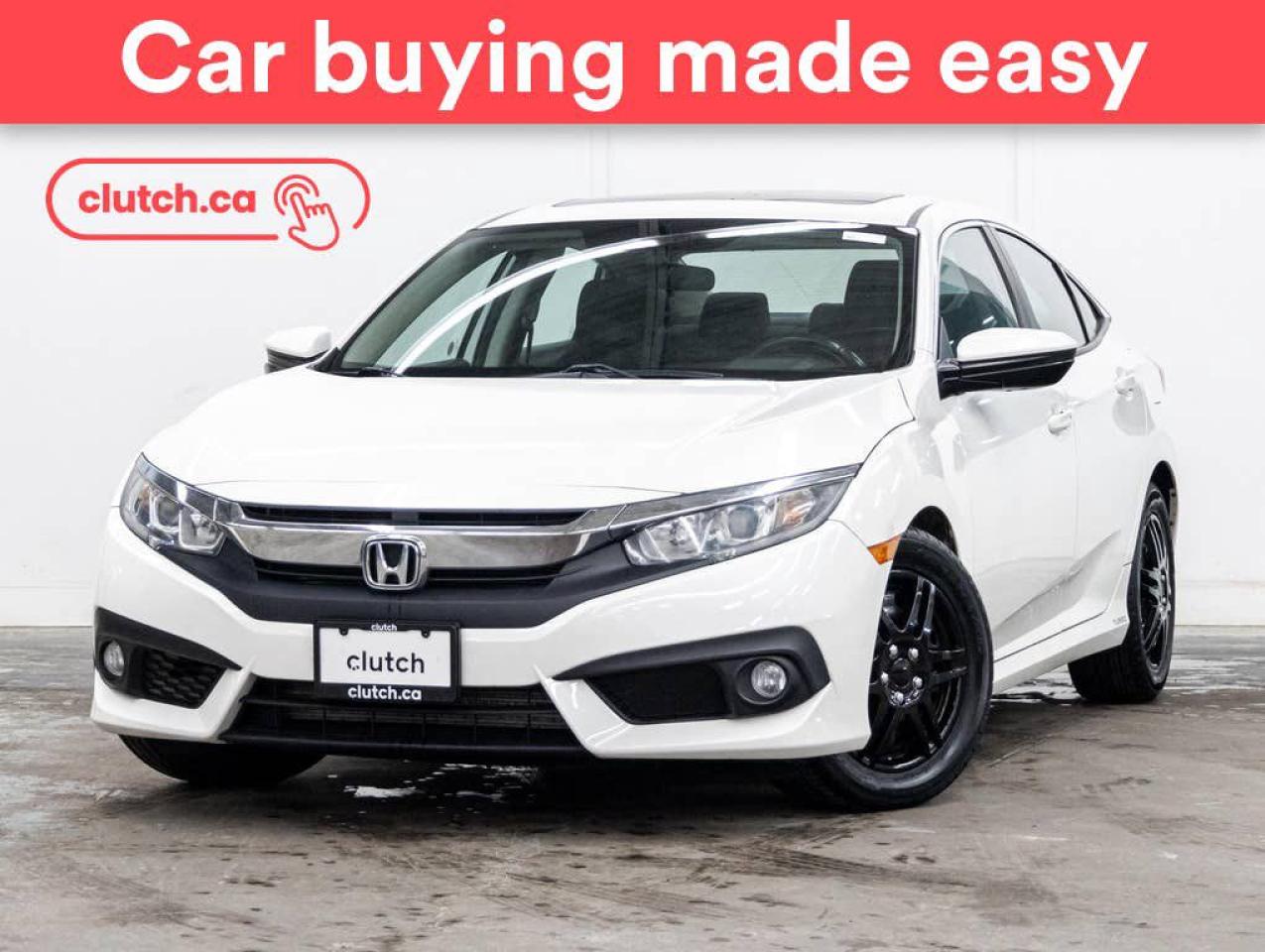 Used 2016 Honda Civic EX-T w/ Apple CarPlay & Android Auto, Rearview Cam, Dual Zone A/C for sale in Toronto, ON