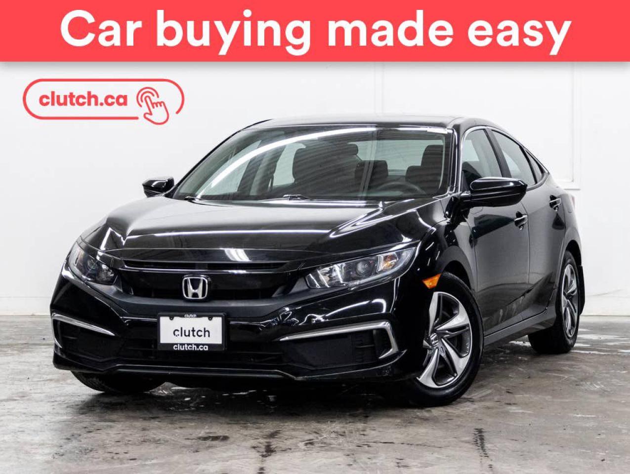 Used 2021 Honda Civic LX w/Apple Carplay & Android Auto, Heated Front Seats, Backup Cam for sale in Toronto, ON