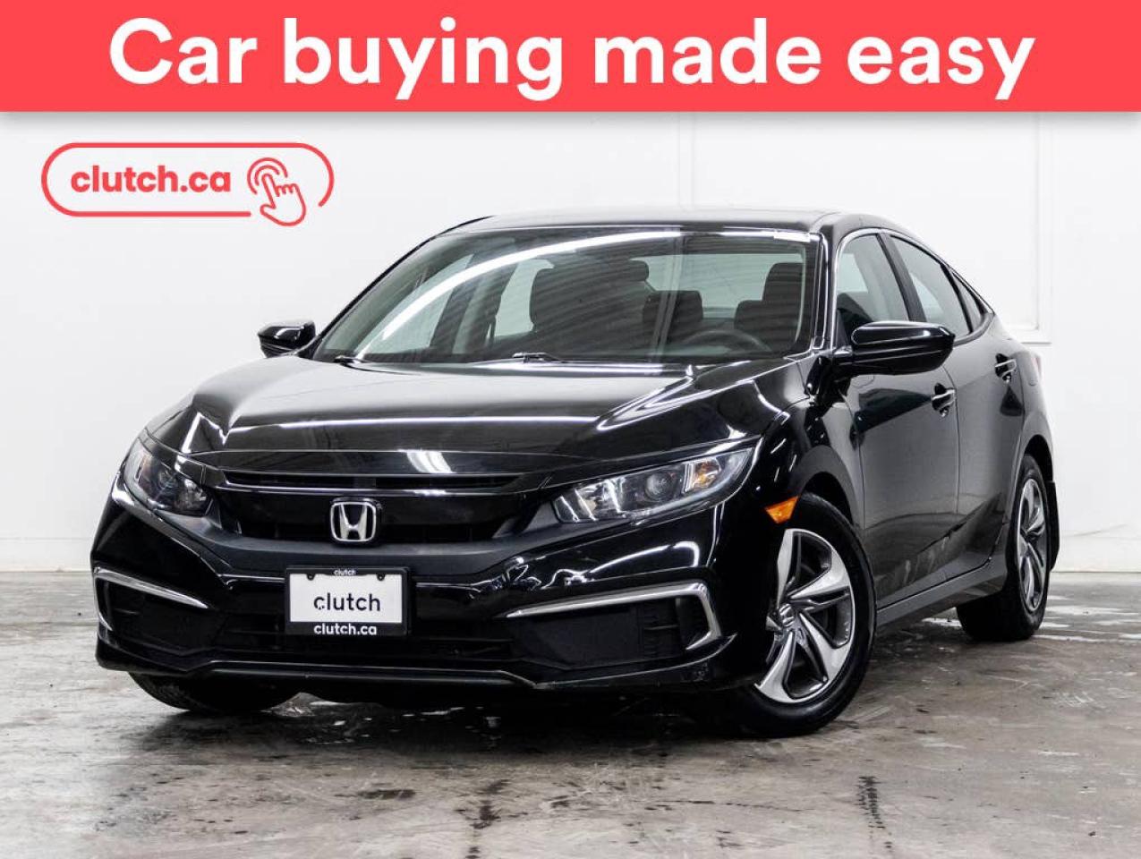 Used 2021 Honda Civic LX w/Apple Carplay & Android Auto, Heated Front Seats, Backup Cam for sale in Toronto, ON