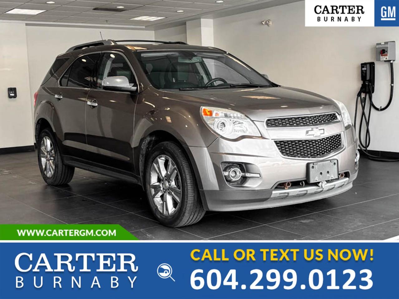 Used 2011 Chevrolet Equinox LTZ AWD | SUN ROOF/POWER & MEMORY SEAT/NAVIGATION for sale in Burnaby, BC