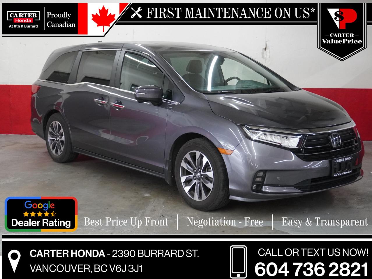 Used 2022 Honda Odyssey EX-L Navi Auto for sale in Vancouver, BC