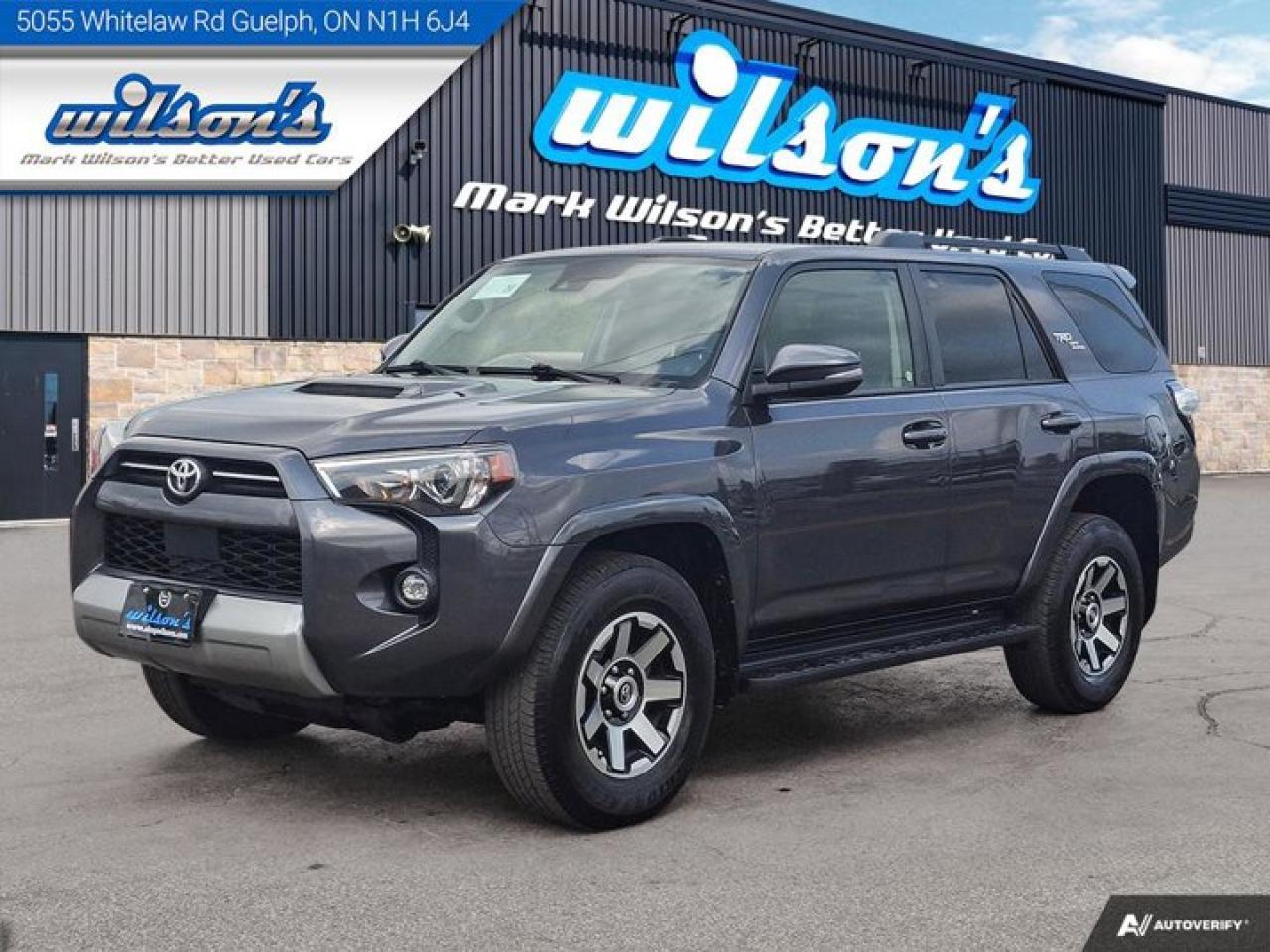 Used 2021 Toyota 4Runner TRD Off-Road | Leather | Sunroof | Nav | Heated Power Seats | CarPlay + Android | Rear Camera& More! for sale in Guelph, ON