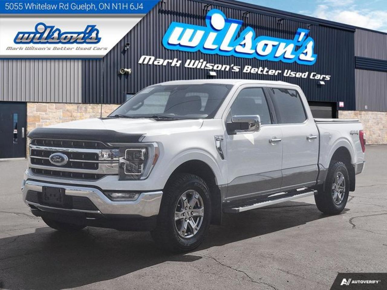 Used 2021 Ford F-150 LARIAT Crew | 502A | Leather | 3.5L EcoBoost | B&O Unleashed 18 Spkr | Power Tailgate w/ Step & More for sale in Guelph, ON