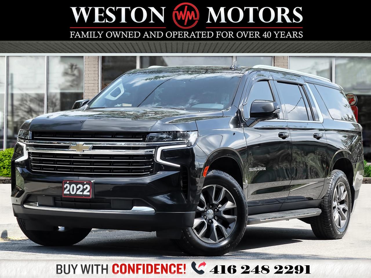 Used 2022 Chevrolet Suburban LT*4X4*LEATHER*7 PASS*REV-CAM*NAVI*HEATED SEATS for sale in Toronto, ON