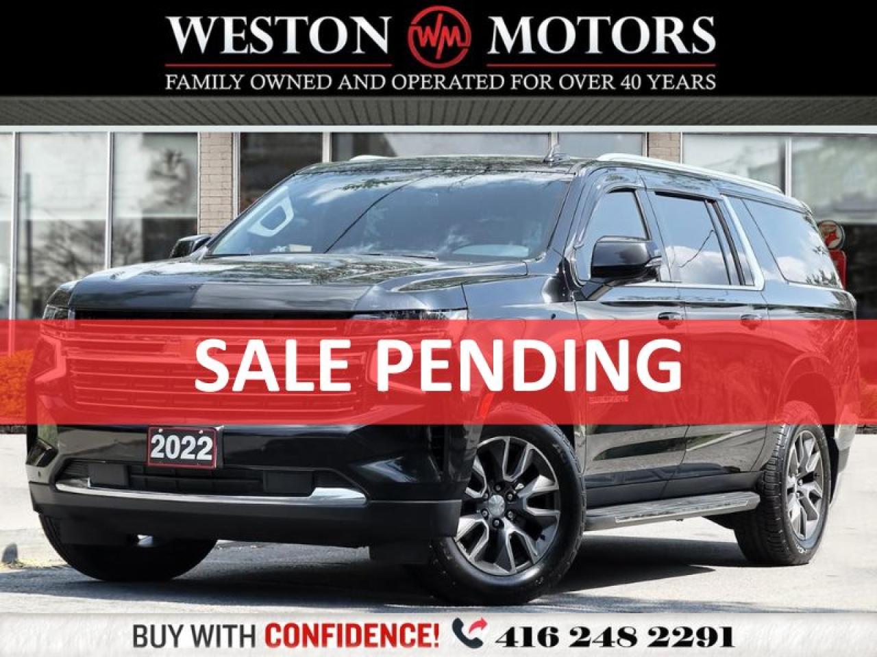 Used 2022 Chevrolet Suburban LT*4X4*LEATHER*7 PASS*REV-CAM*HEATED SEATS & WHEEL for sale in Toronto, ON
