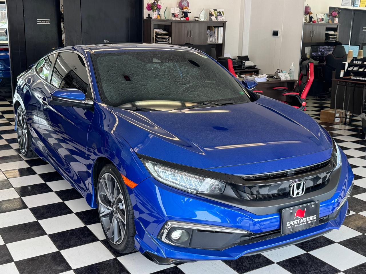 2019 Honda Civic Touring+New Tires+Brakes+Roof+LKA+CLEAN CARFAX Photo9
