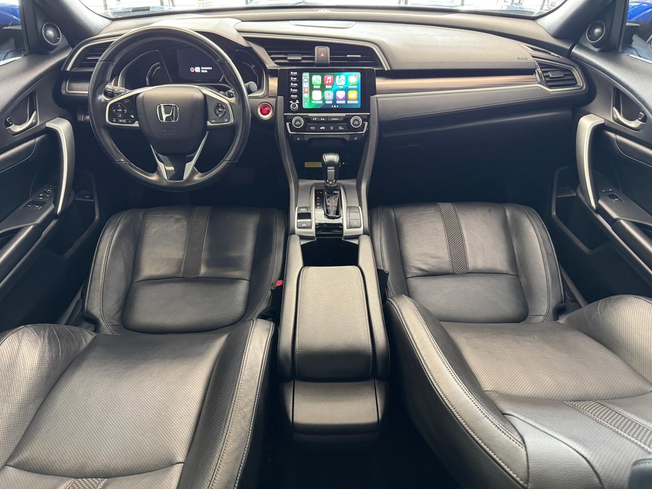 2019 Honda Civic Touring+New Tires+Brakes+Roof+LKA+CLEAN CARFAX Photo2