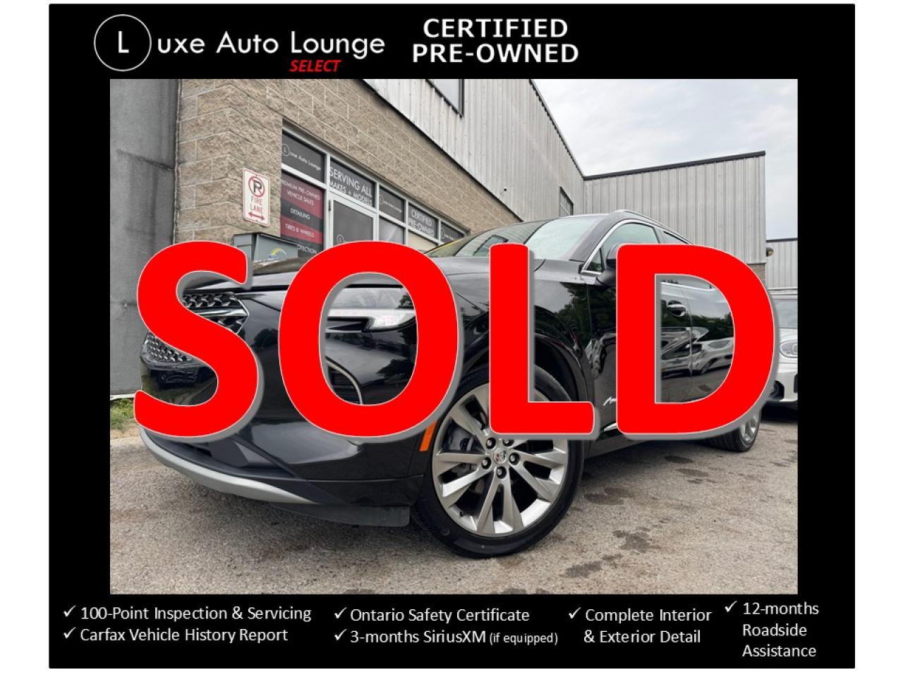 Used 2022 Buick Envision Avenir AWD, LOW KM, BOSE, PANO ROOF, HUD!! for sale in Orleans, ON