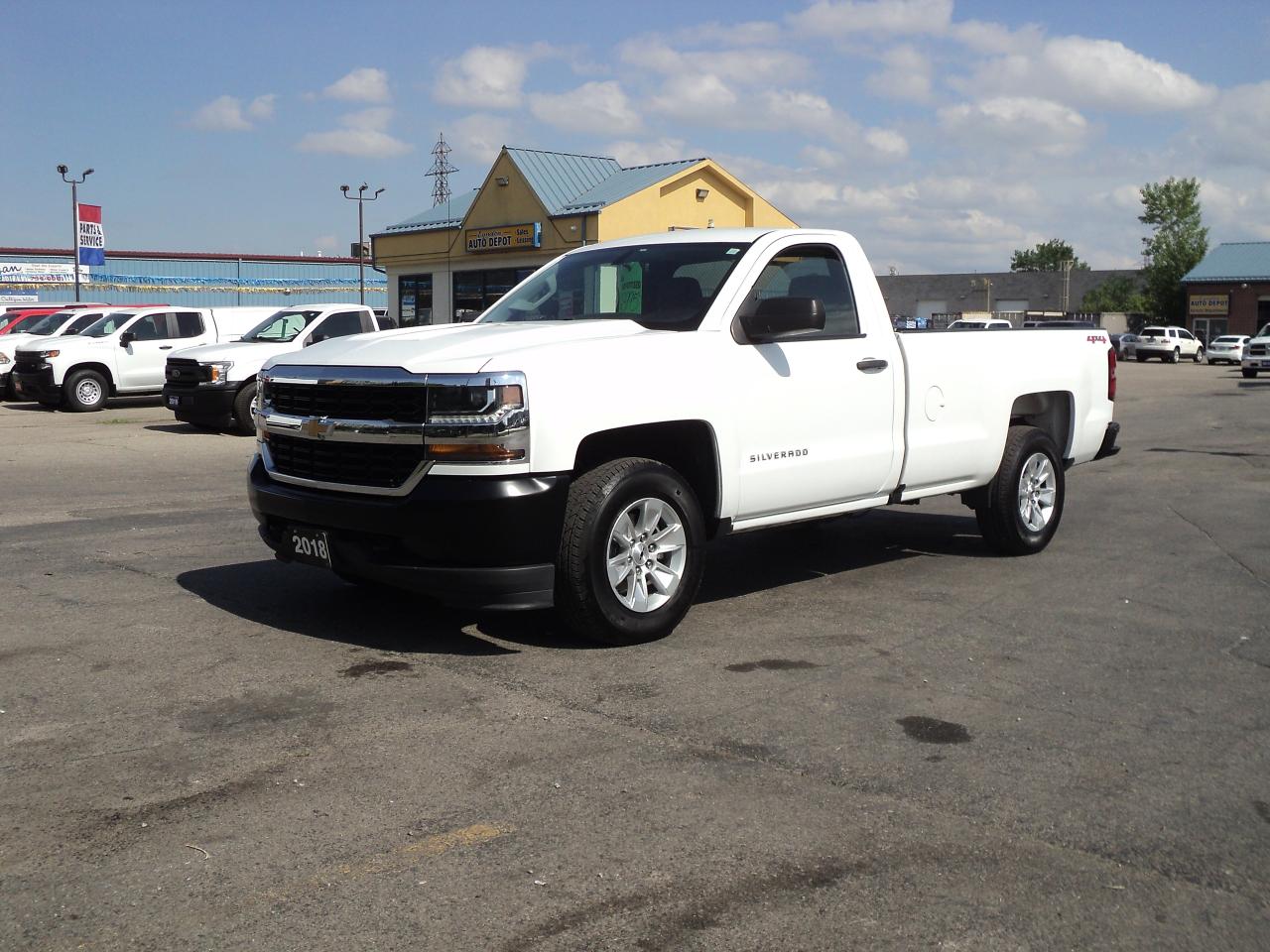 Used 2018 Chevrolet Silverado 1500 LS  RegCab 4WD  4.3L6cylGas 8ftBox BackUpCam for sale in Brantford, ON