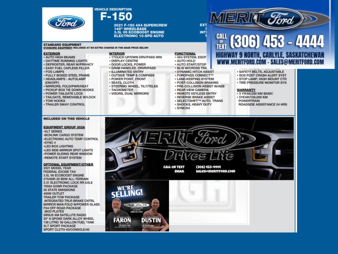 2021 Ford F-150 XLT - Remote Start, Tow+Sport Pkg Photo