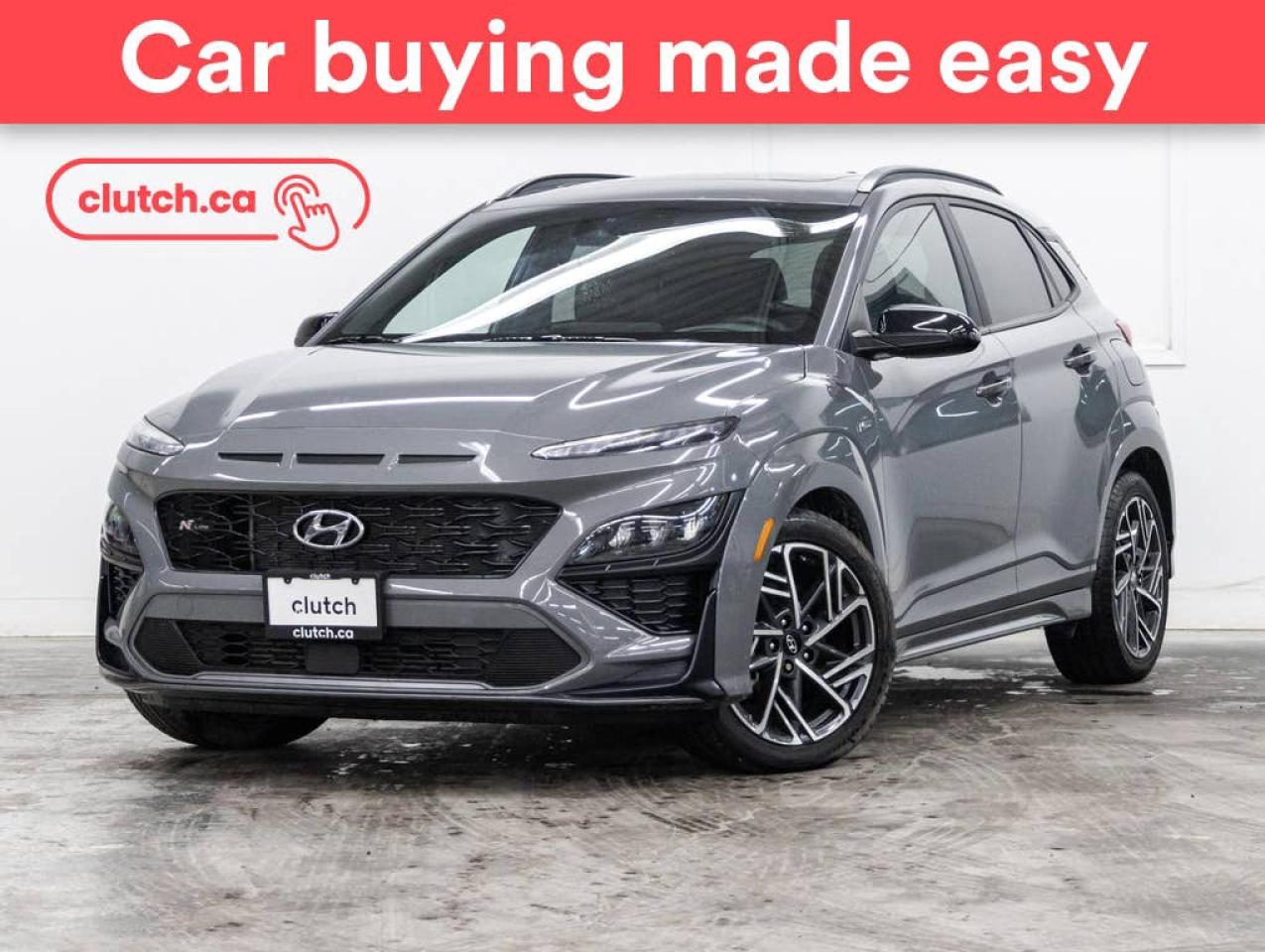 Used 2023 Hyundai KONA N Line AWD w/ Ultimate Pkg w/Apple CarPlay & Android Auto, Heated Front Seats, Backup Cam for sale in Toronto, ON