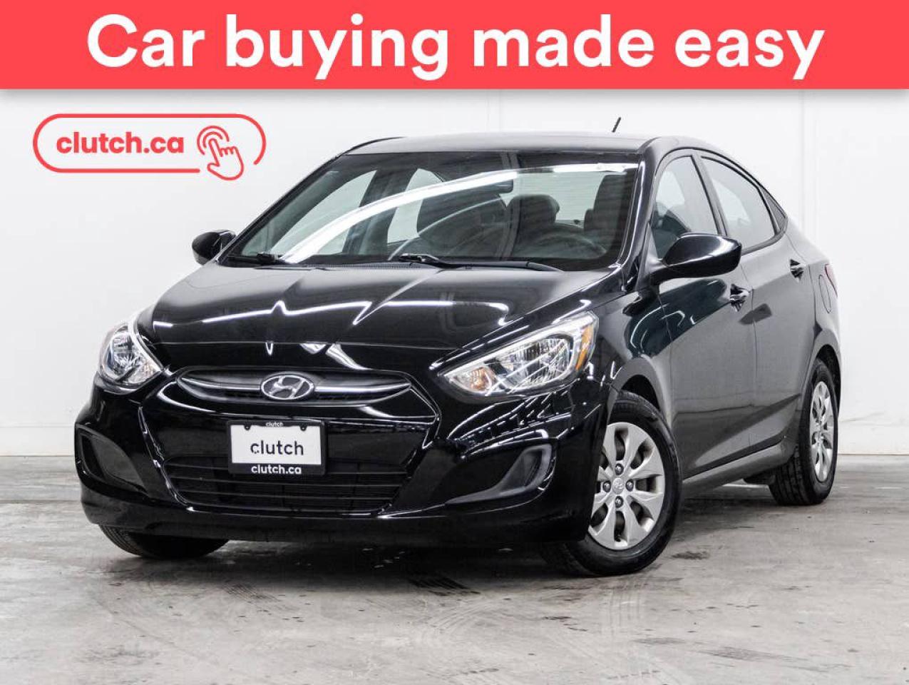 Used 2016 Hyundai Accent GL w/ Front Heated Seats, Cruise Control. Climate Control for sale in Toronto, ON