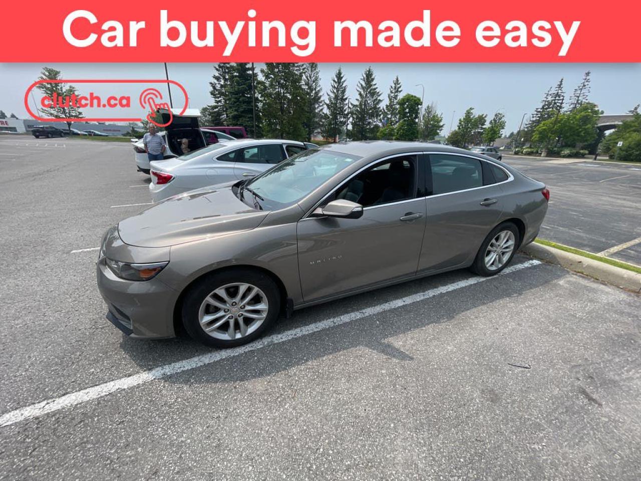 Used 2017 Chevrolet Malibu LT w/ Apple CarPlay, Heated Front Seats, Rearview Cam for sale in Toronto, ON