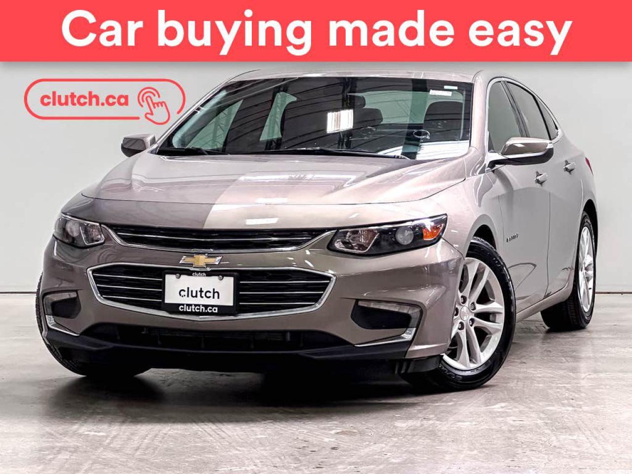 Used 2017 Chevrolet Malibu LT w/ Apple CarPlay, Heated Front Seats, Rearview Cam for sale in Toronto, ON